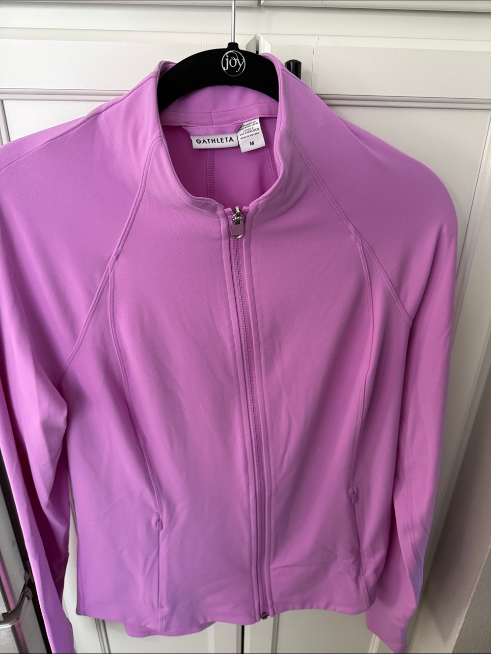 Athleta Lavender Full-Zip Salutation Jacket